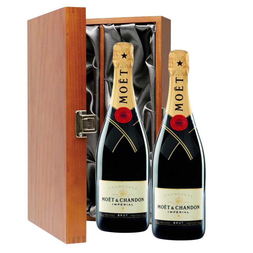 Moet &amp;amp; Chandon Brut Imperial Double Luxury Gift Boxed Champagne